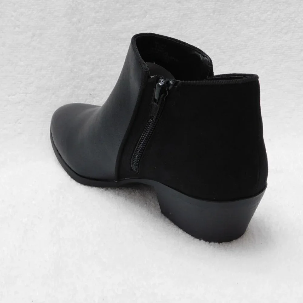 W517 Style & Co Black Women's Wileyy Ankle Booties